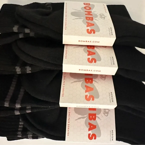 Bombas Men's Black Casual Socks - Picture 3 of 3